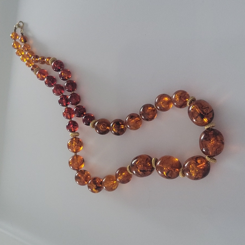 Vintage Beaded Necklace 1960s